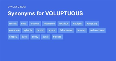 voluptuous synonym|Voluptuous Synonyms and Antonyms .